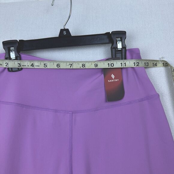 Santiny Wide Leg Pants Lavender Size S 32 12x30‎ High Rise Yoga Lounge Stretch - Picture 3 of 8